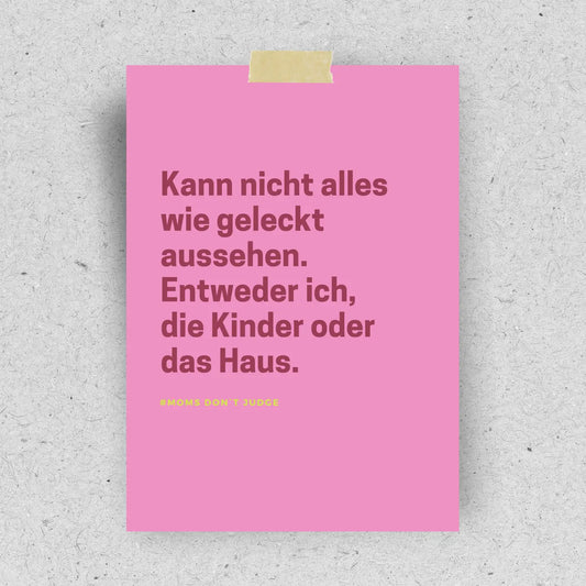 Hellopinlin | Postkarte #momsdontjudge