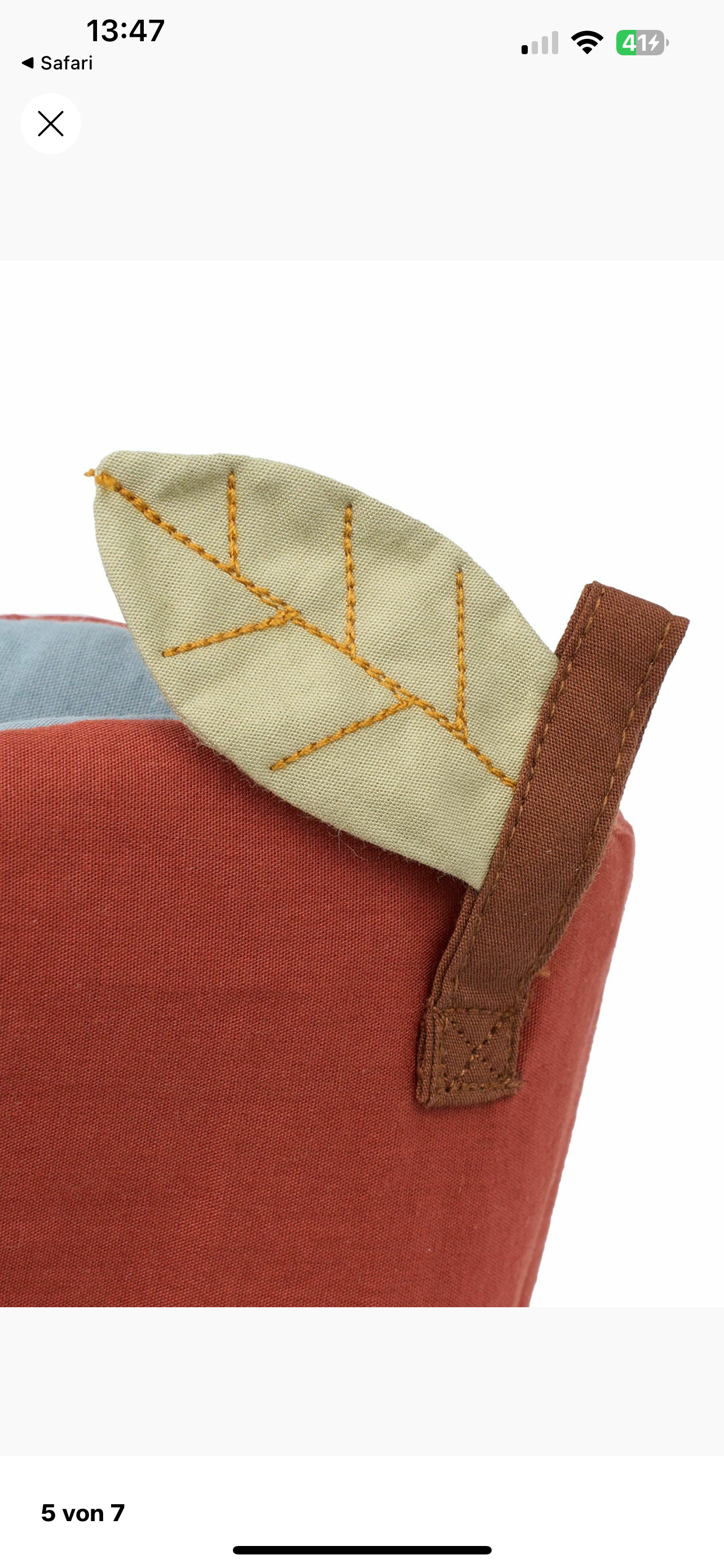 Fabelab | Fabric Book red Apple