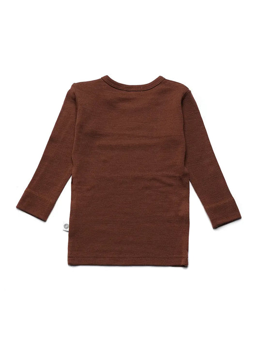Lille Barn | Merino Shirt cinnamon
