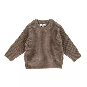 Lille Barn | Merino Strickpullover cobble