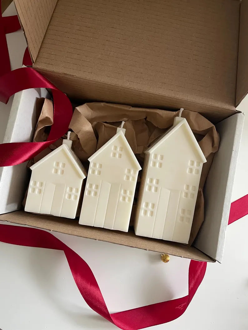 Edeles Candles | Häuser Kerzen Set