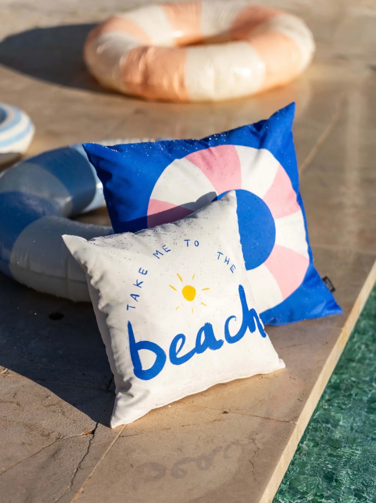 Textilwerk | Outdoor Kissen take me to the Beach