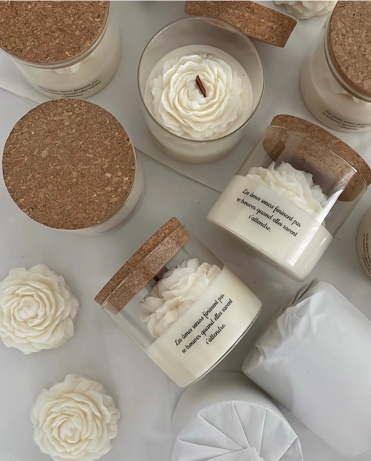 Edeles Candles | Pfingstrose im Glas