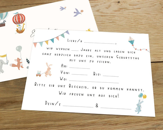 Heeaven | Einladungskarte Kindergeburtstag