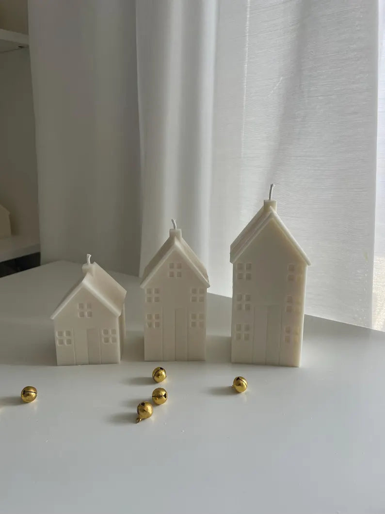 Edeles Candles | Häuser Kerzen Set