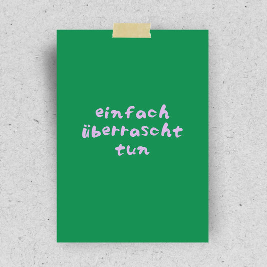 Hellopinlin | Postkarte #einfachüberraschttun