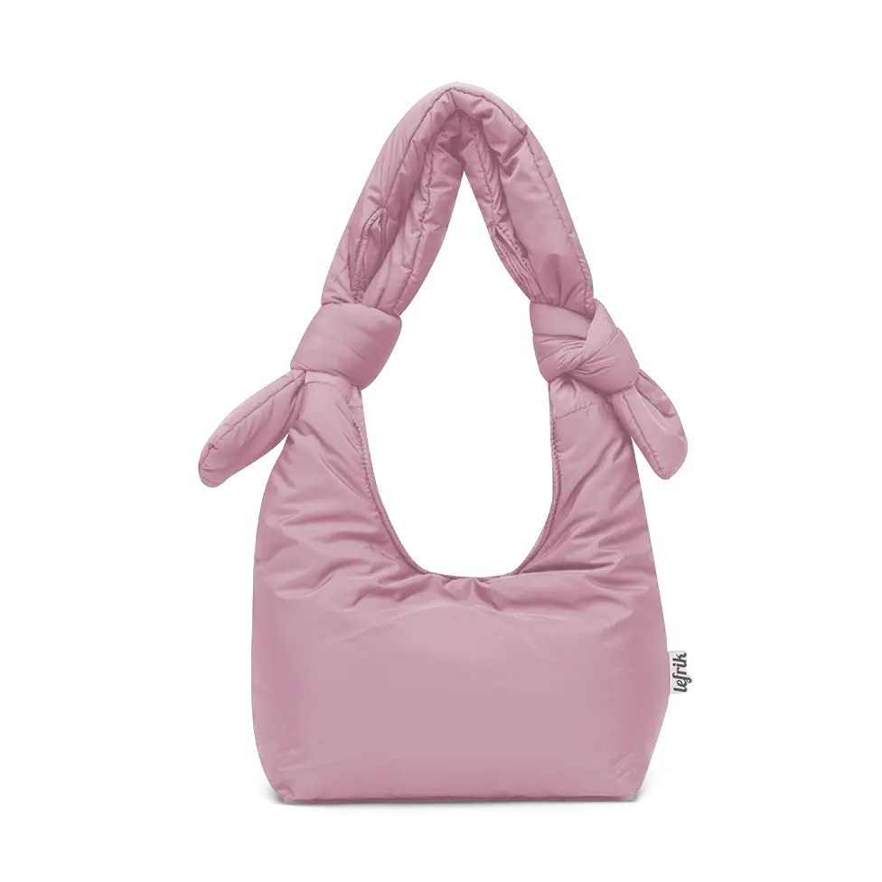 Biwa Puffy Mini Bag - rose