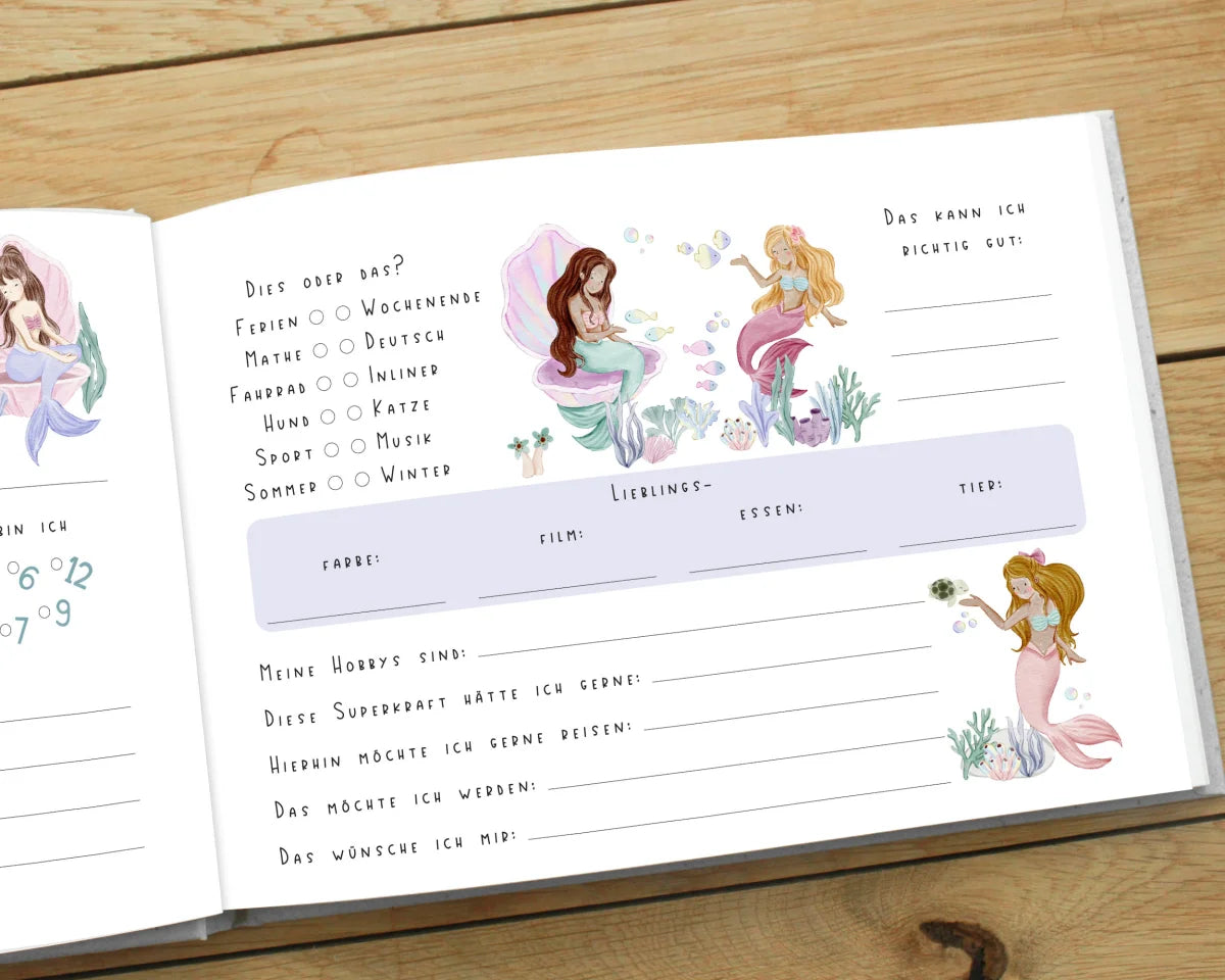 Heeaven | Freundebuch Meerjungfrau