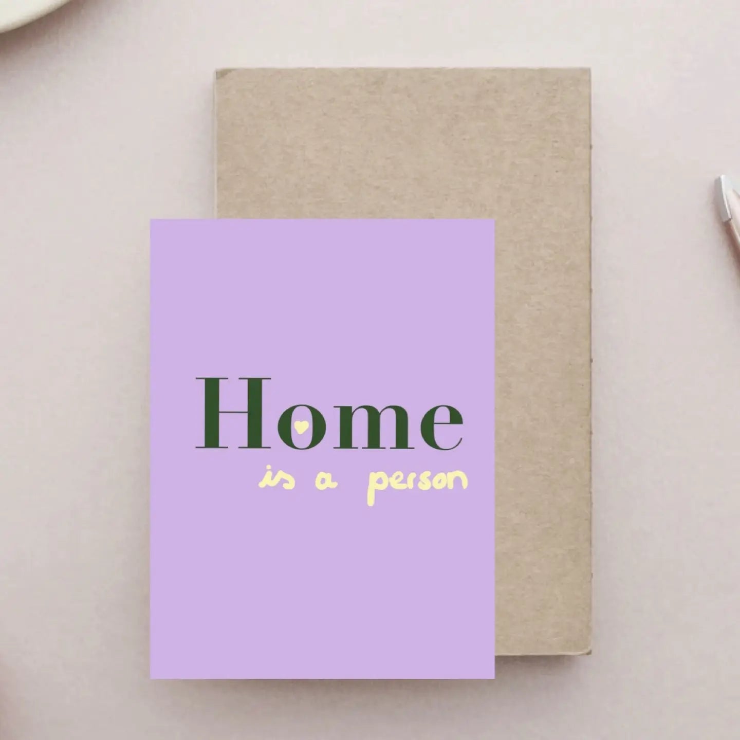 Ute Arnold | Postkarte Home is a Person