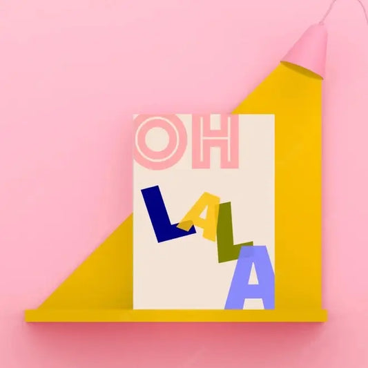 Ute Arnold | Postkarte Oh La La