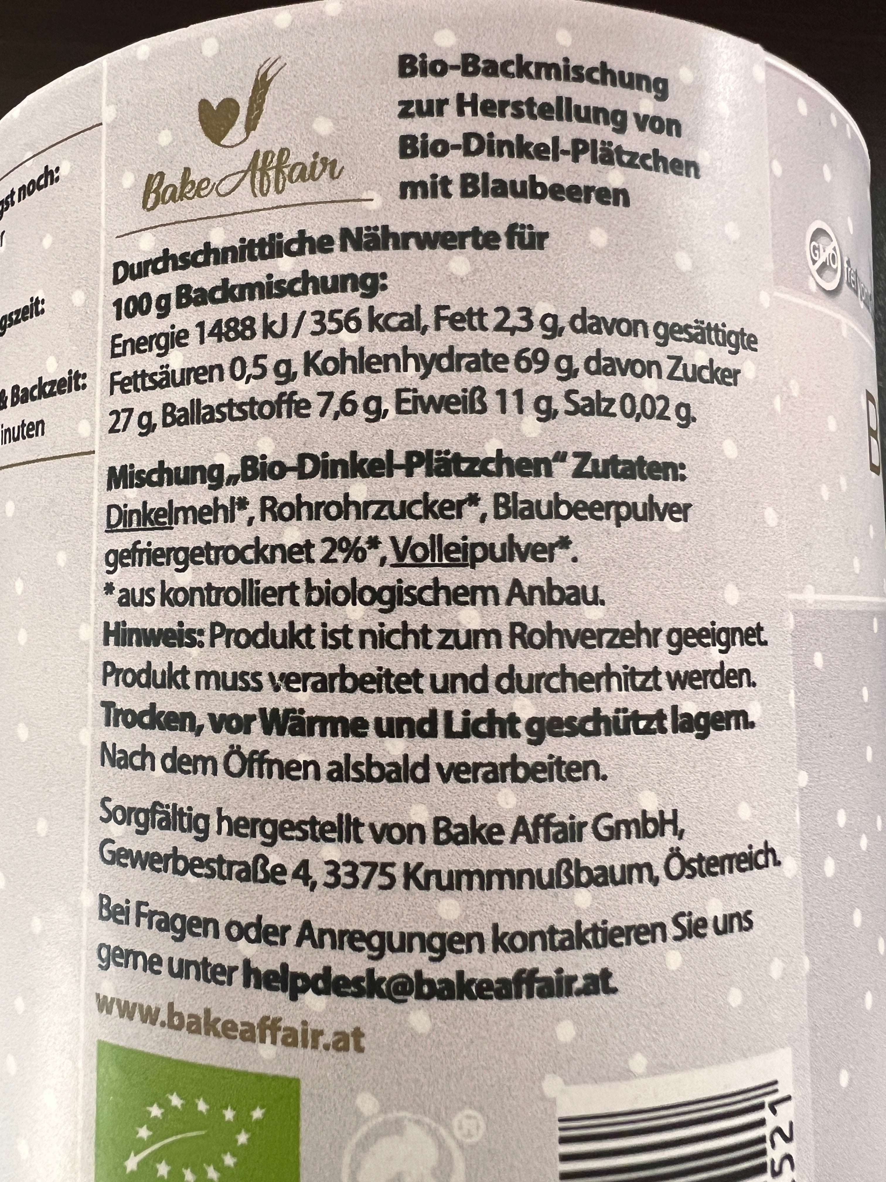 Bio Mischung Dinkel Plätzchen Kids Himbeere