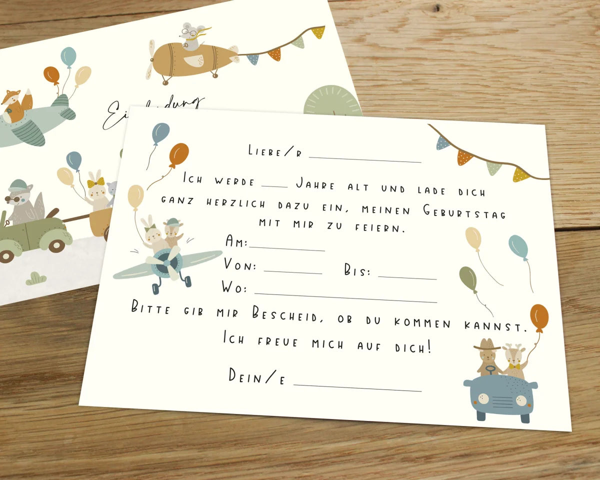 Heeaven | Einladungskarte Kindergeburtstag