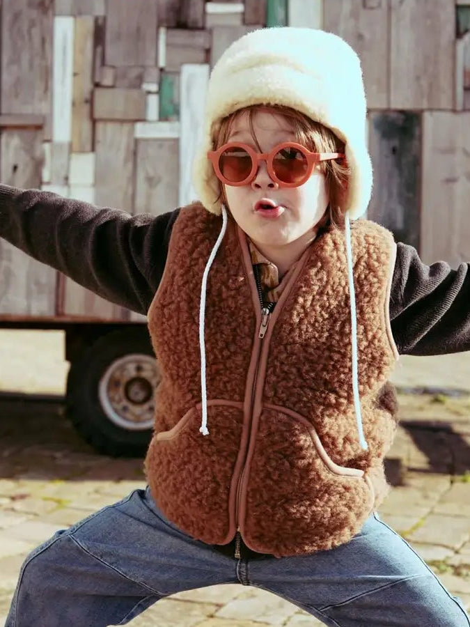 We are Wovens | Merino Weste Espresso Kids