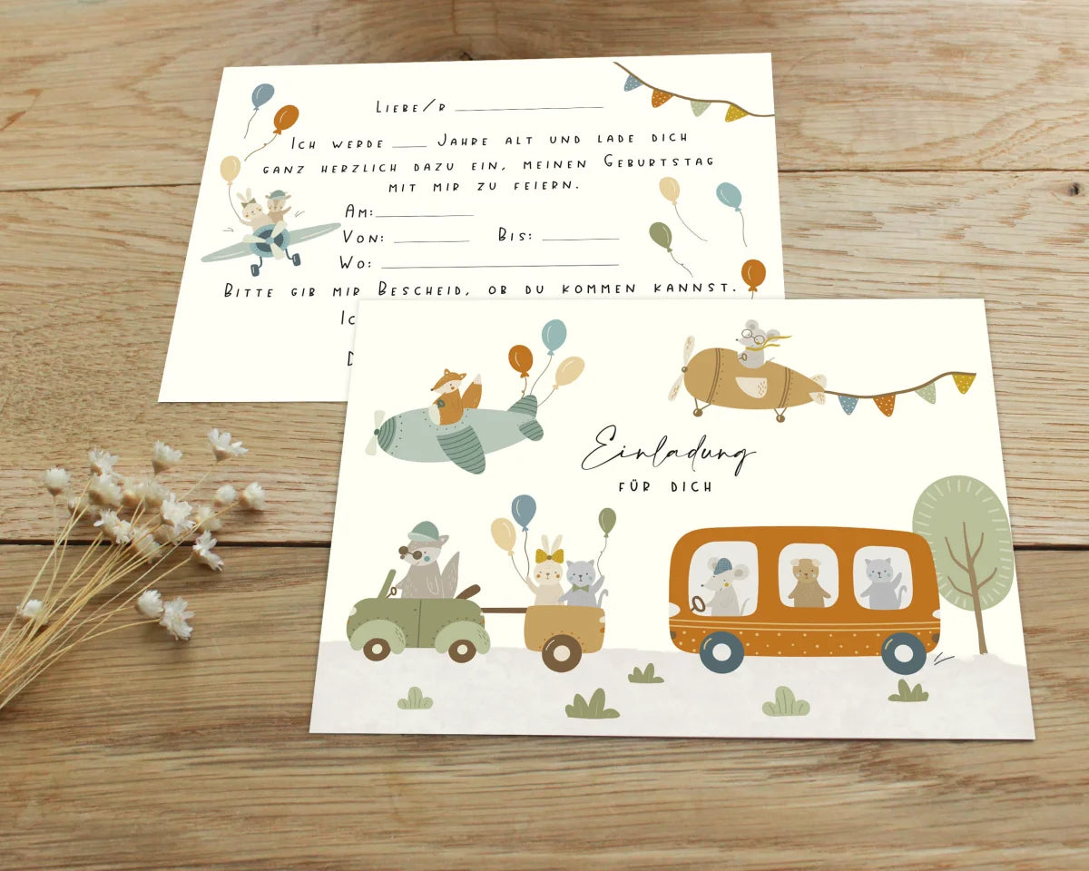 Heeaven | Einladungskarte Kindergeburtstag