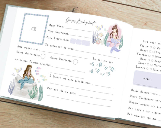 Heeaven | Freundebuch Meerjungfrau