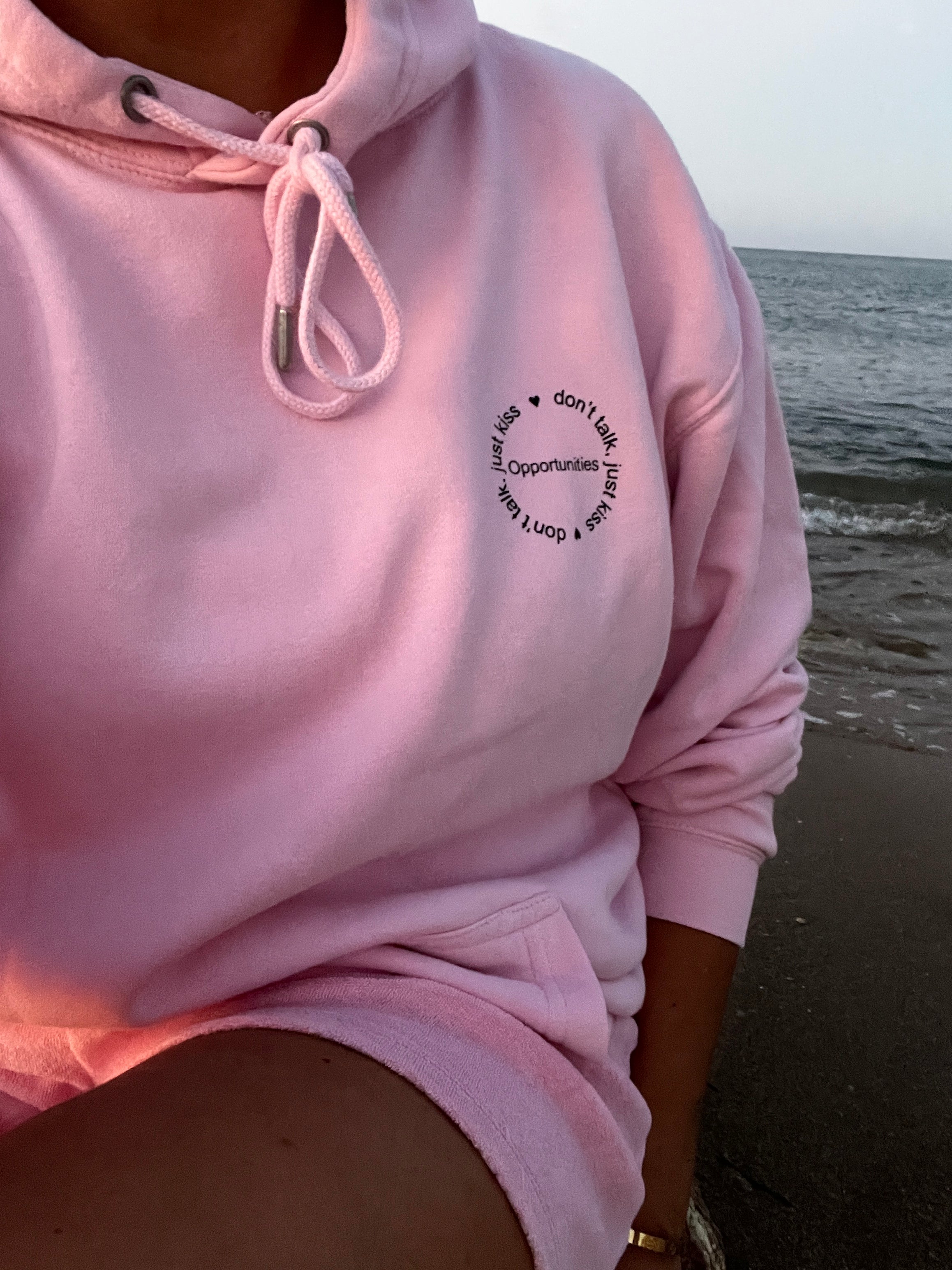 Hoodie | Don‘t talk - just kiss