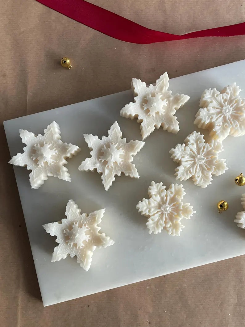 Edeles Candles | Schneeflocken Set