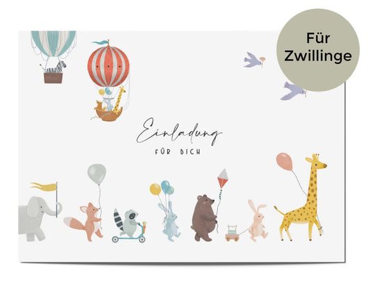 Heeaven | Einladungskarte Kindergeburtstag