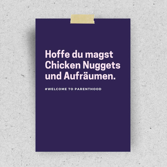 Hellopinlin | Postkarte #parenthood