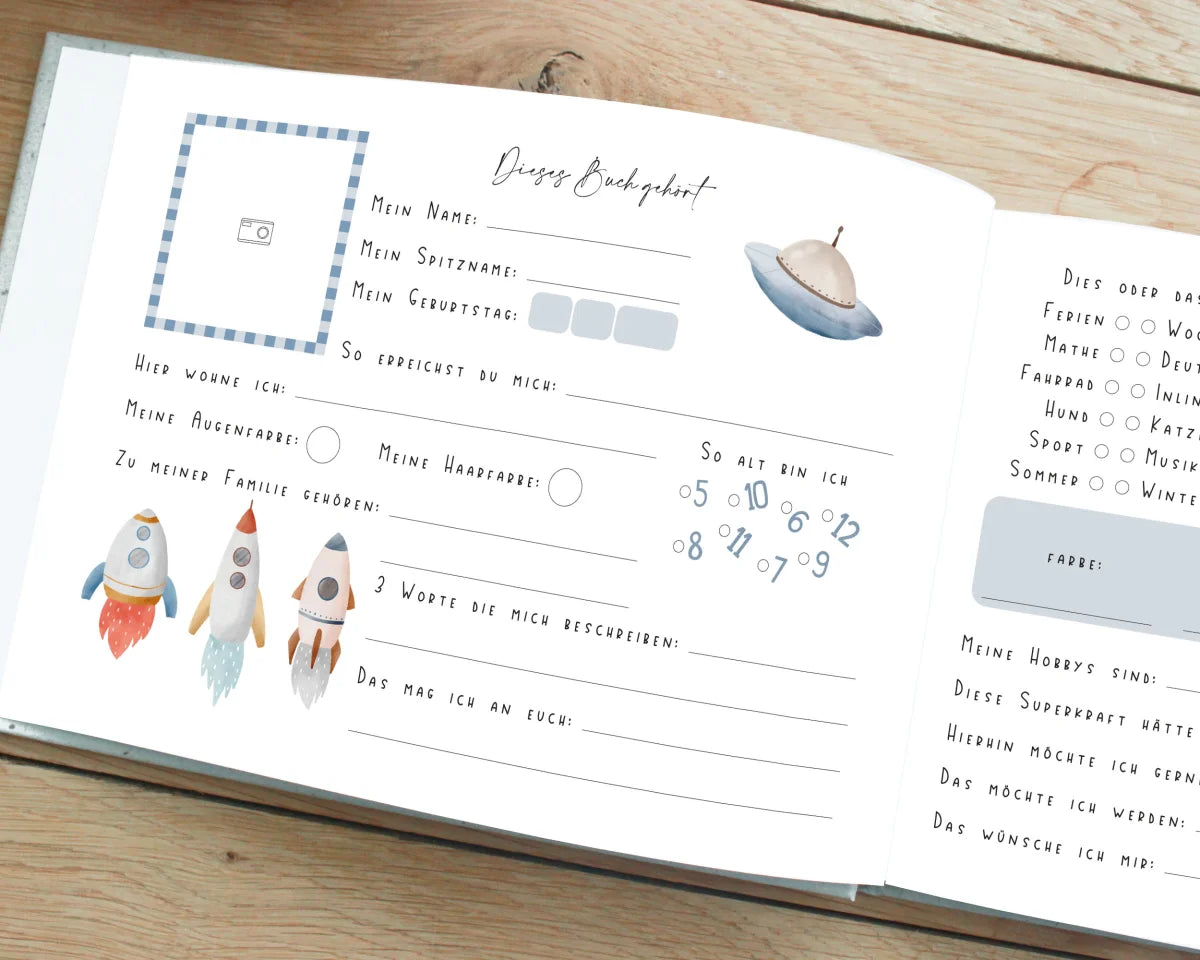 Heeaven | Freundebuch Astronauten