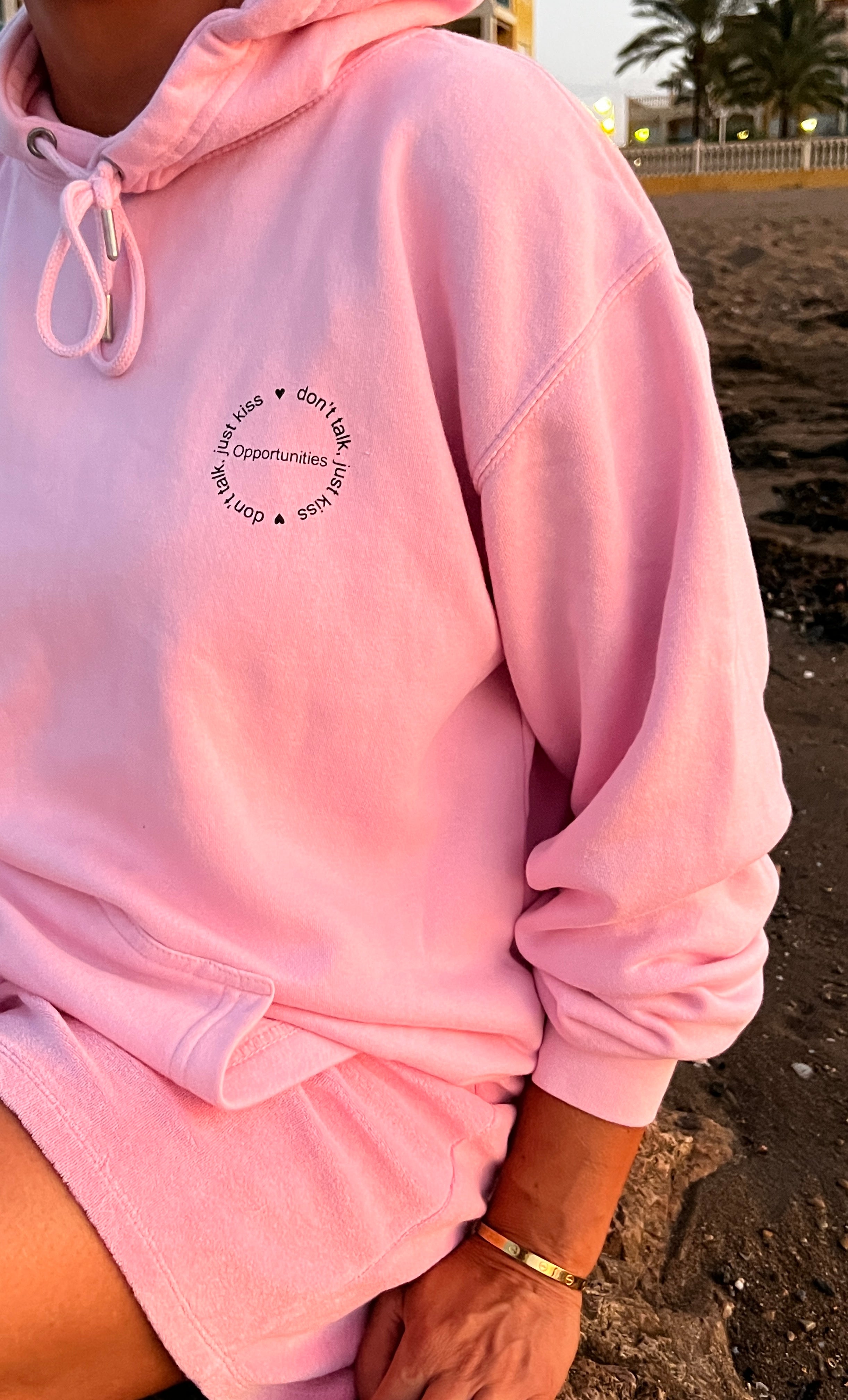 Hoodie | Don‘t talk - just kiss