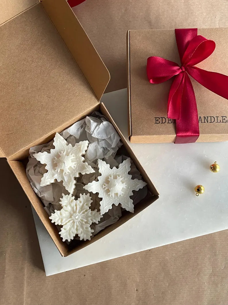 Edeles Candles | Schneeflocken Set