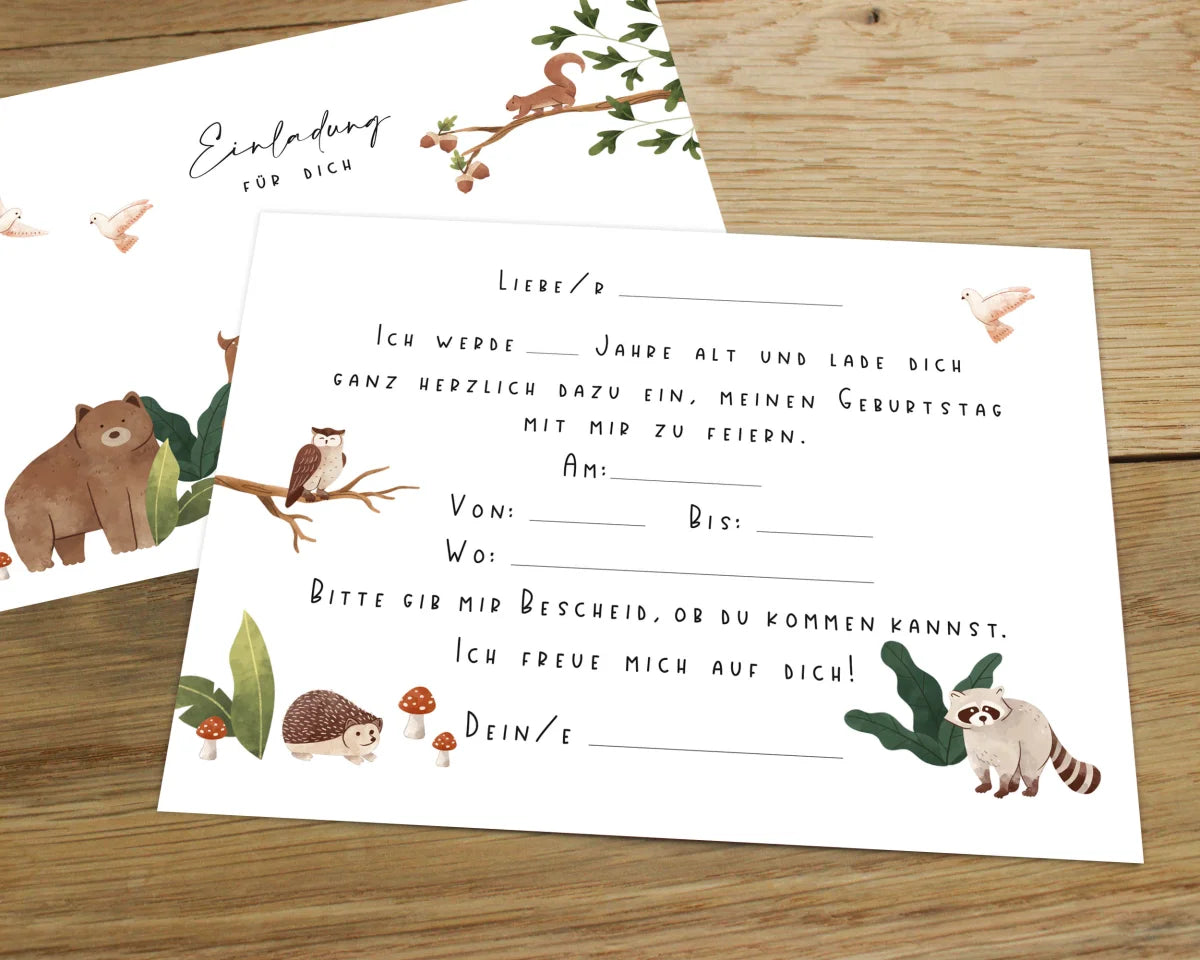 Heeaven | Einladungskarte Kindergeburtstag