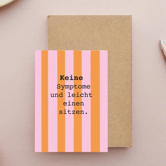 Ute Arnold | Postkarte Keine Symtome