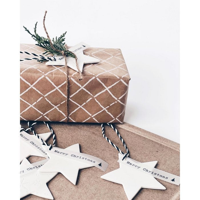 Porzellan Sterne | Baumanhänger