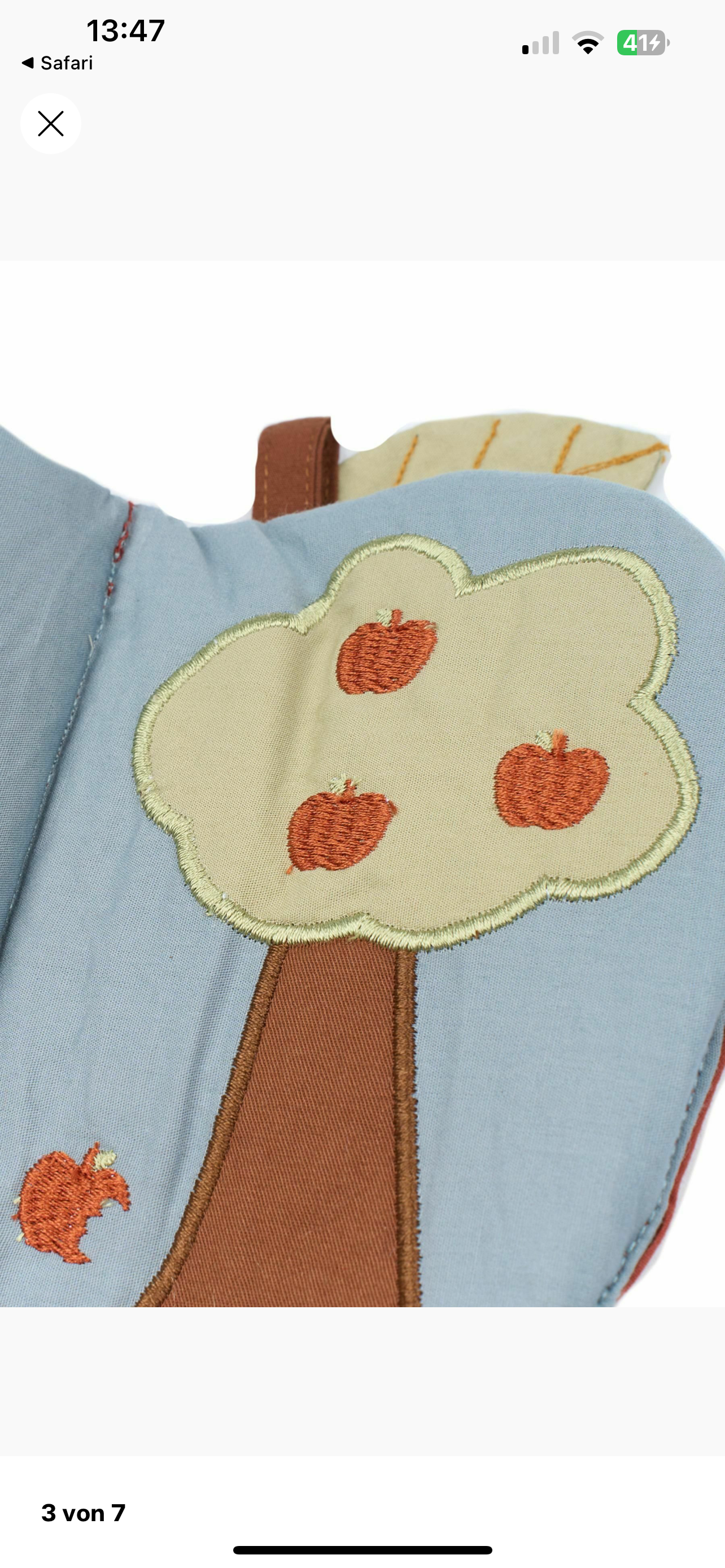 Fabelab | Fabric Book red Apple