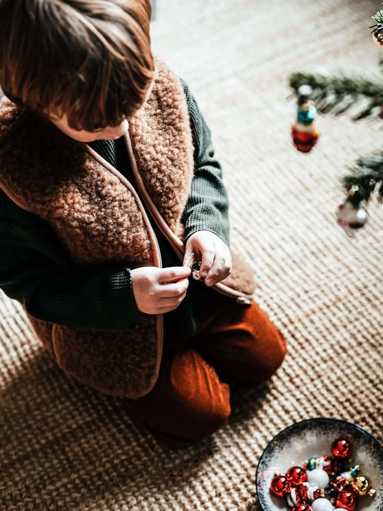 We are Wovens | Merino Weste Espresso Kids