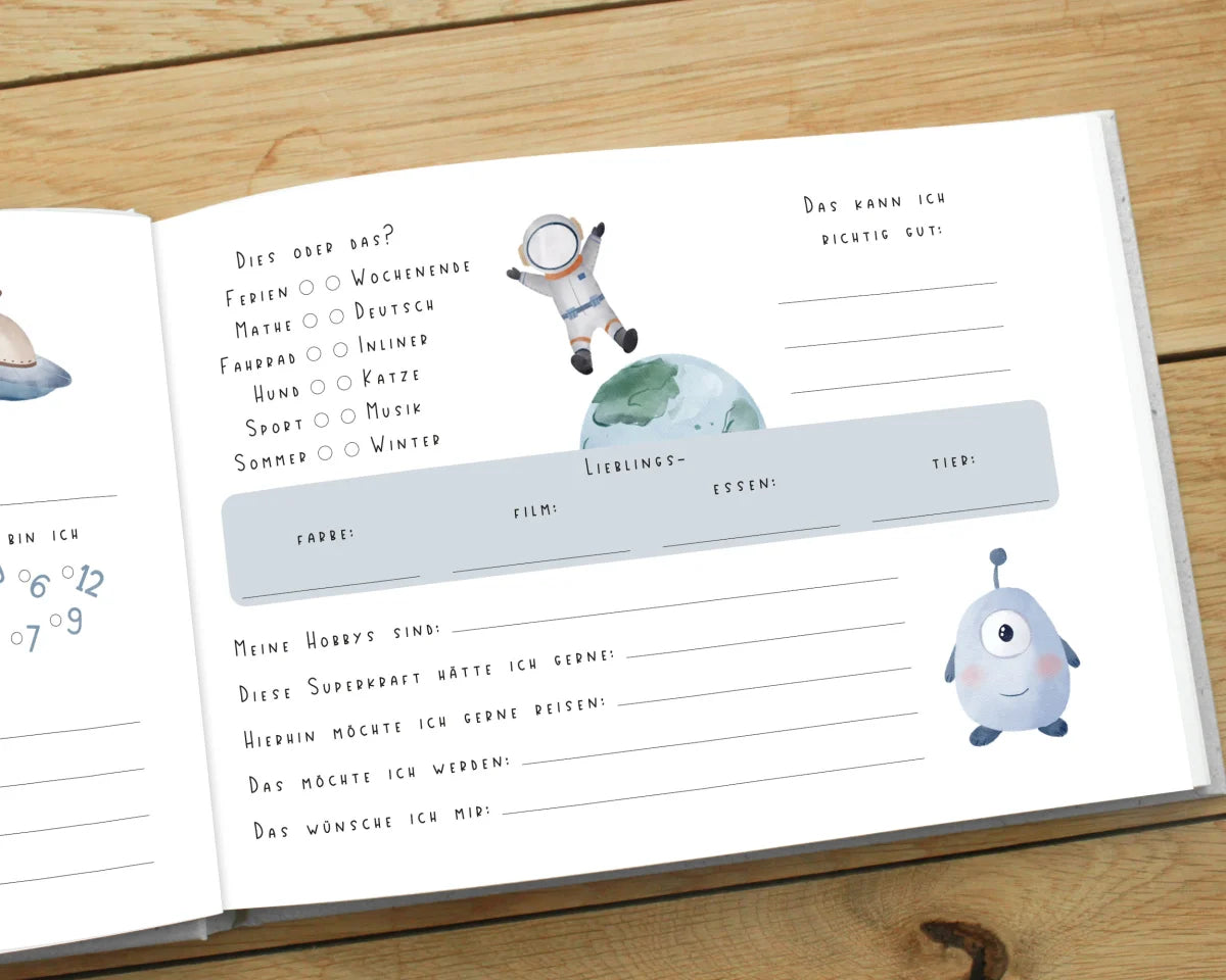 Heeaven | Freundebuch Astronauten