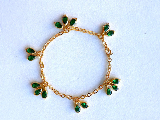 Armband June green