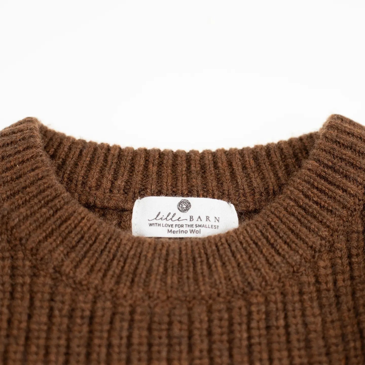 Lille Barn | Merino Strickpullover braun