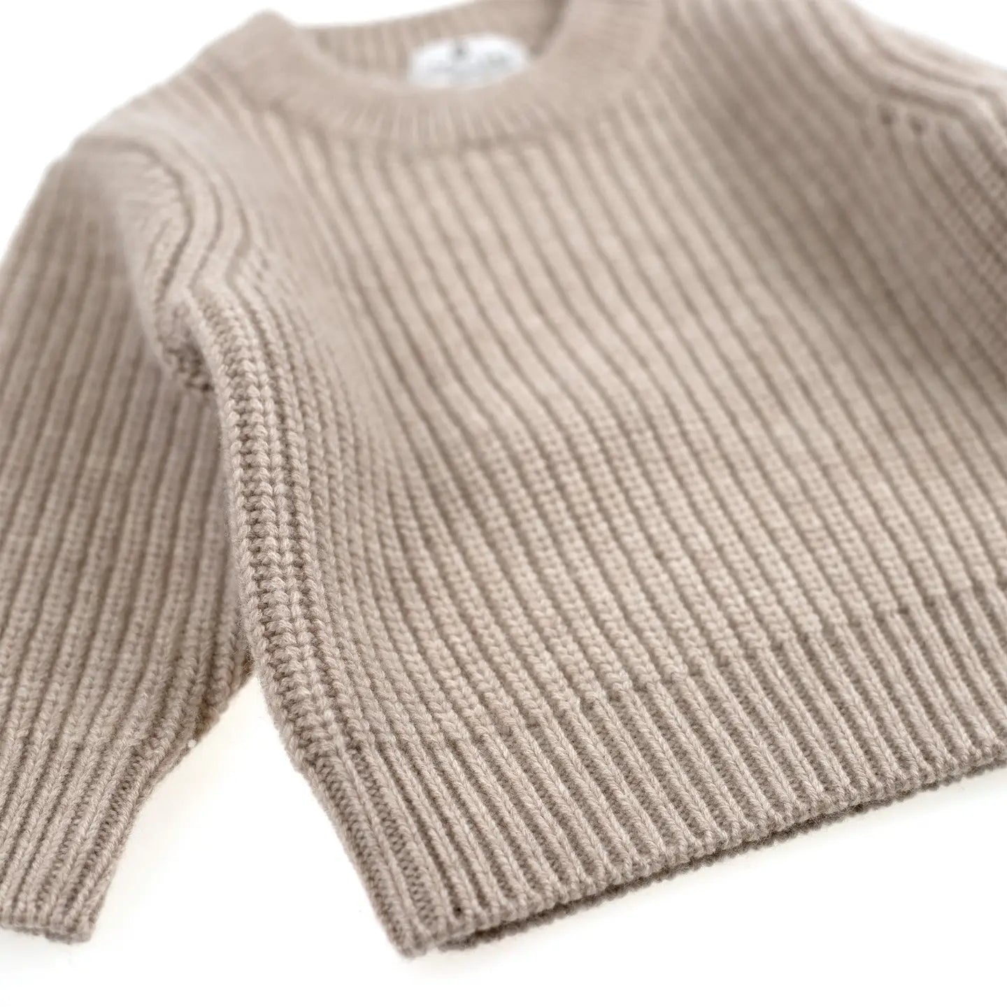 Lille Barn | Merino Strickpullover garlic