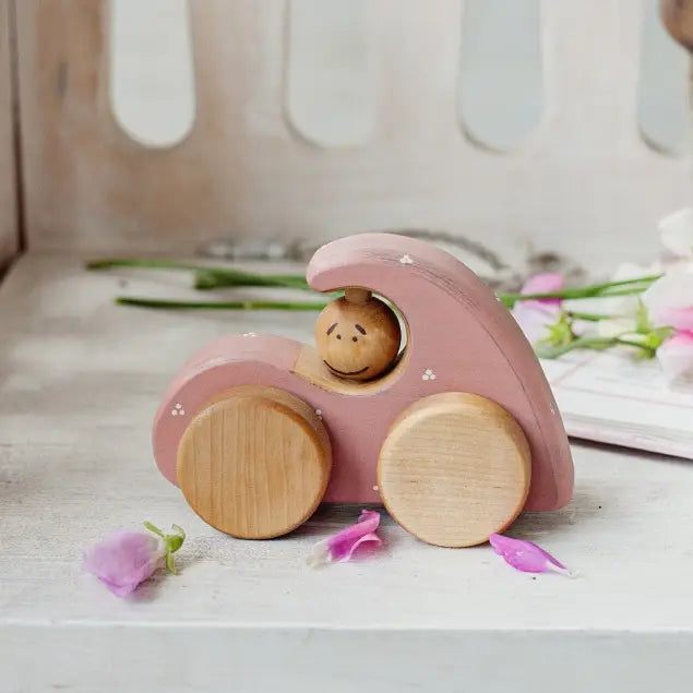 Friendly Toys | Holzauto Käfer rosa