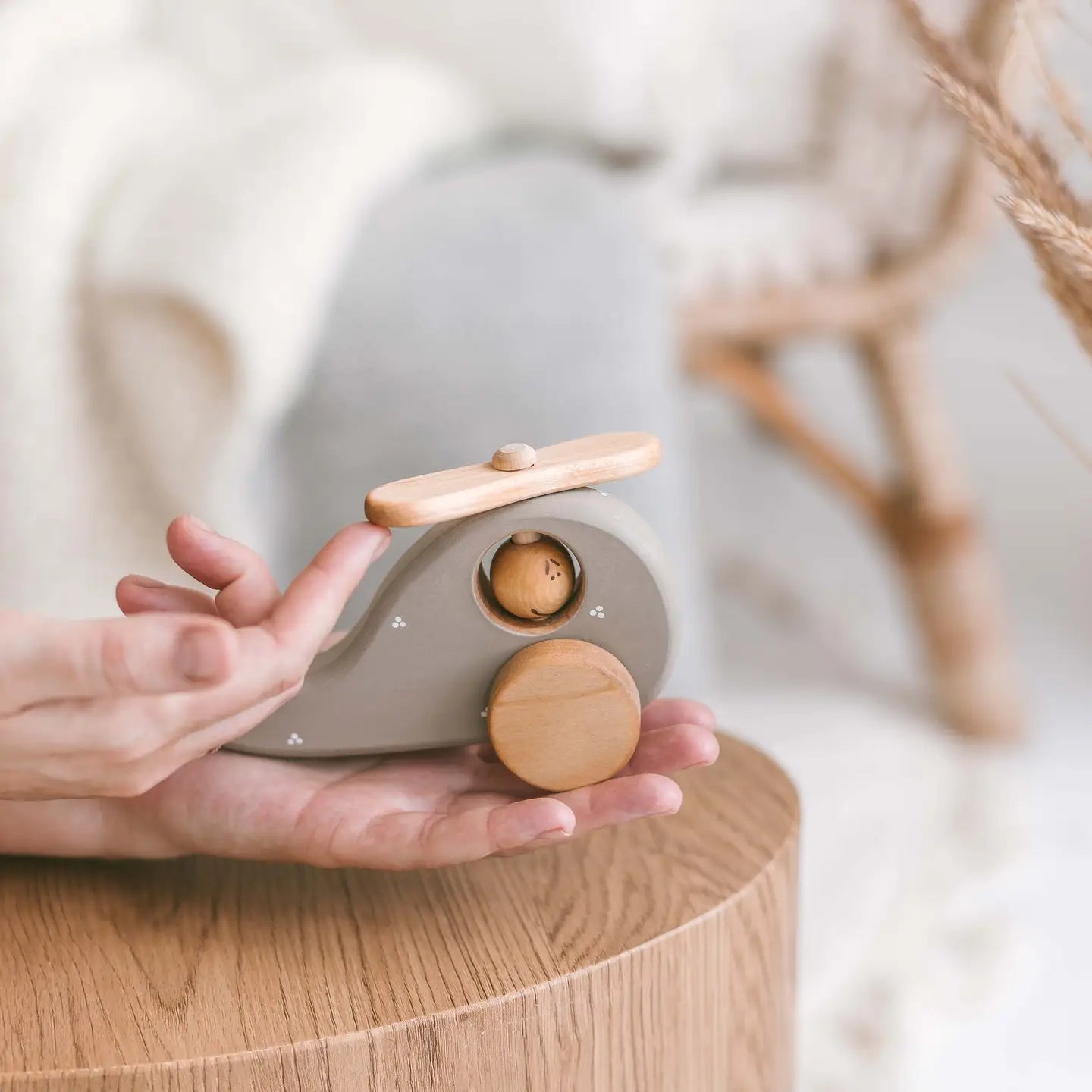 Friendly Toys | Holzhubschrauber