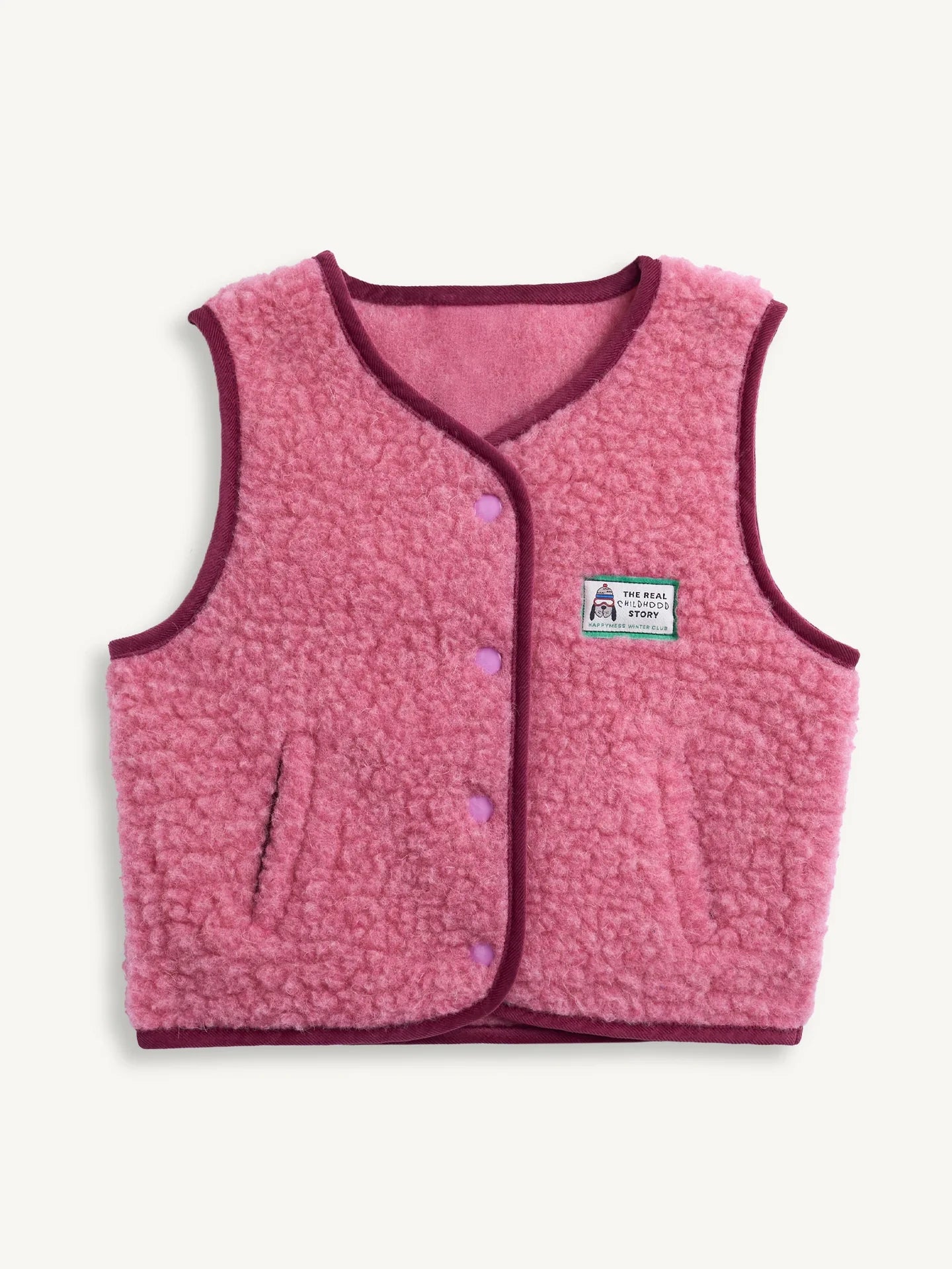 Happymess | Merino Weste Kids dusty pink