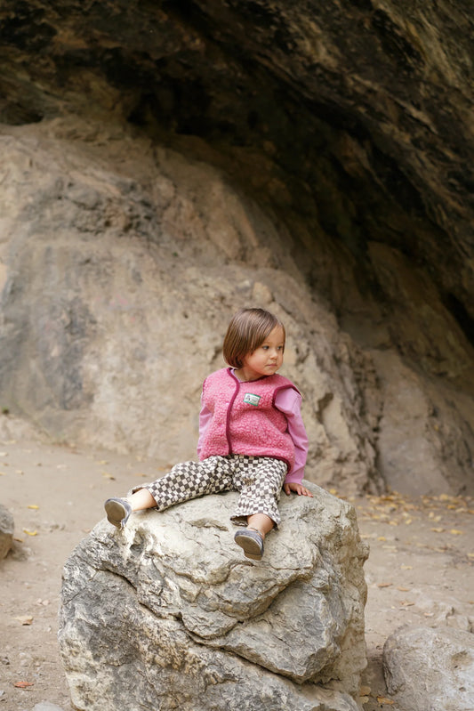 Happymess | Merino Weste Kids dusty pink